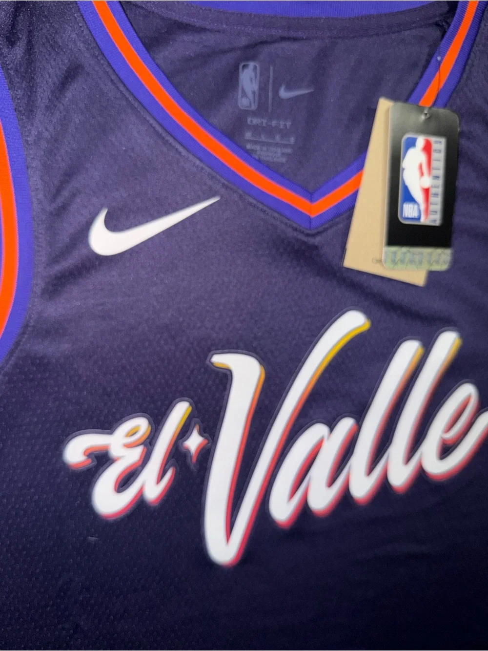 Nike Dri-Fit NBA Phoenix Suns City Edition Swingman Jersey DX8546-535 Large